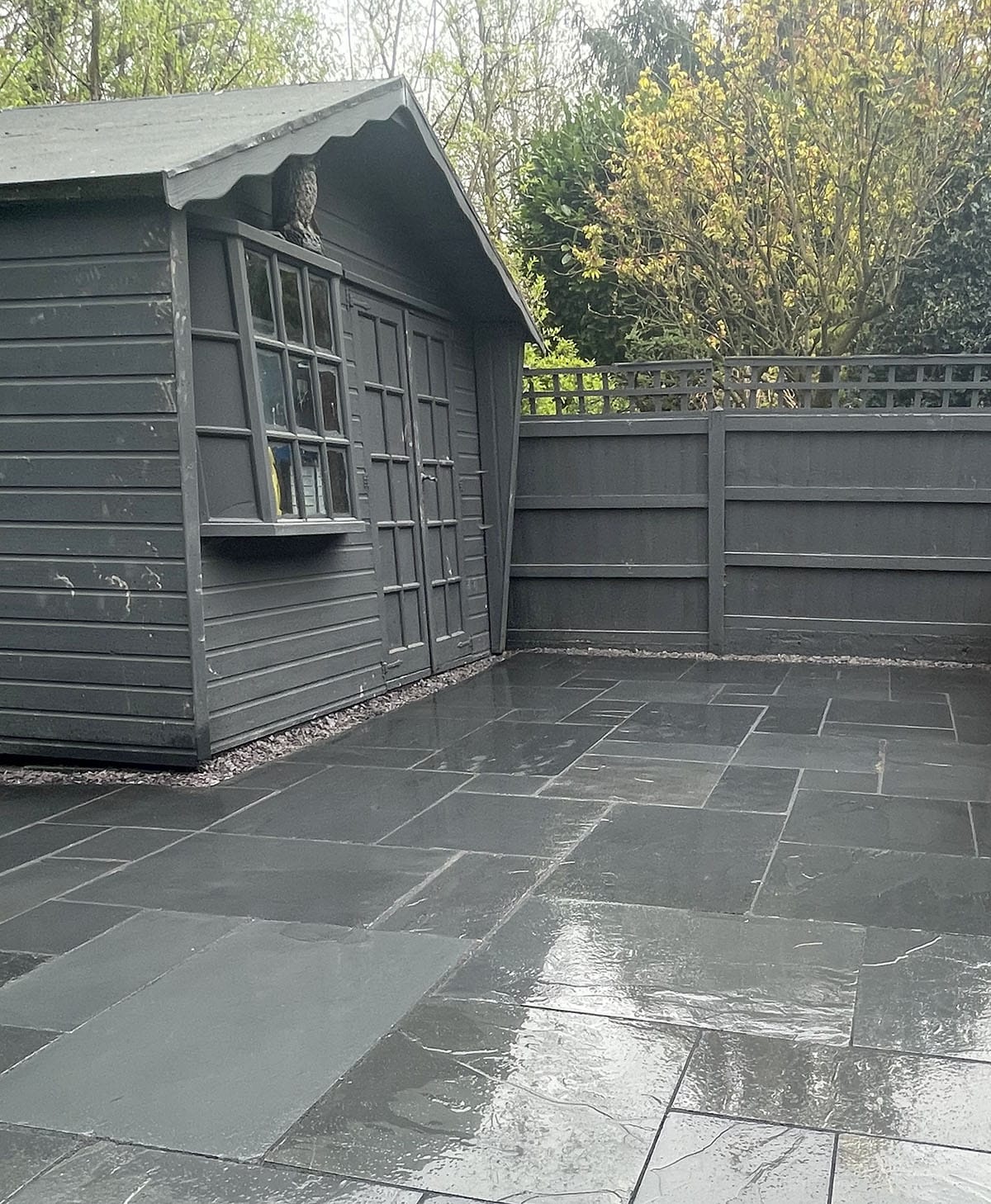 Blue Black Slate Paving