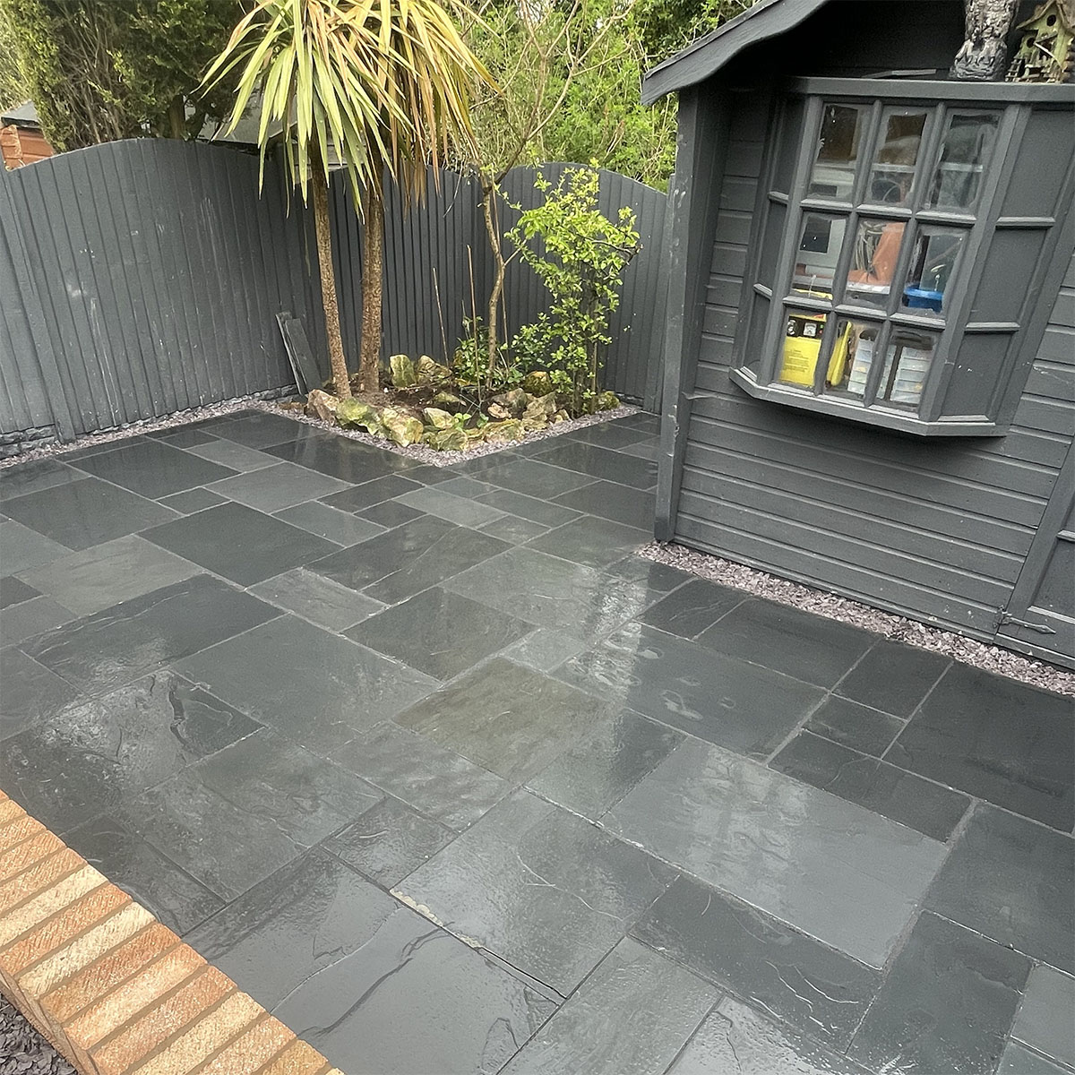 Blue Black Slate Paving