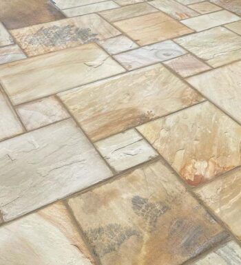 Fossil Mint Sandstone Paving