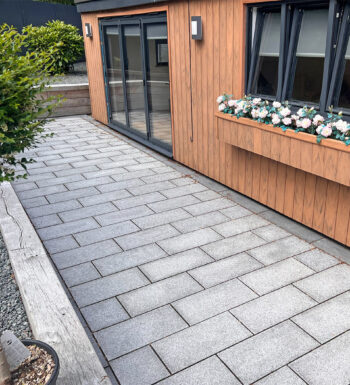 Silver Grey Granite Paving