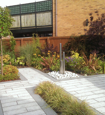 Silver Grey Granite Linear Paving