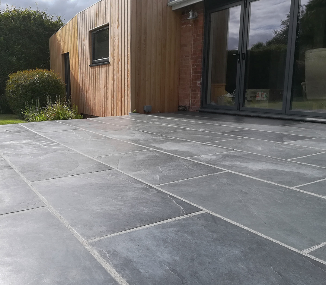 Brazilian Black Slate Paving