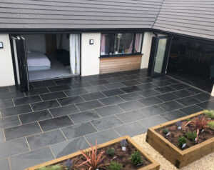 Brazilian Black Slate Paving