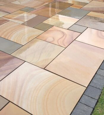 Rippon Buff Sawn Sandstone Patio Kit