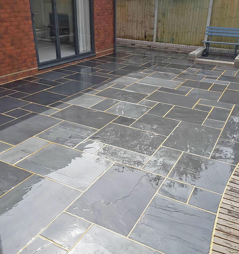 Brazilian Black Slate Paving