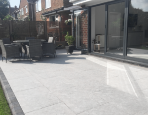 Silver Grey Porcelain Paving