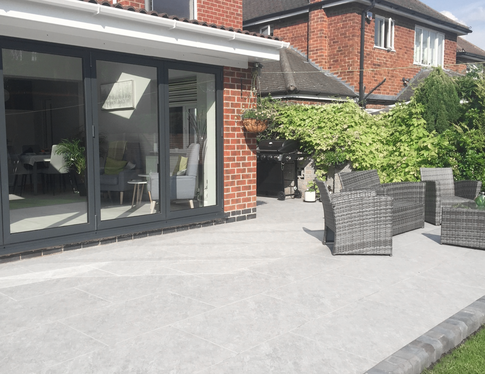 Silver Grey Porcelain Paving