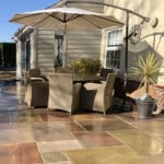 Autumn Brown Sandstone Paving