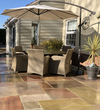 Autumn Brown Sandstone Paving