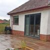 autumn brown sandstone paving