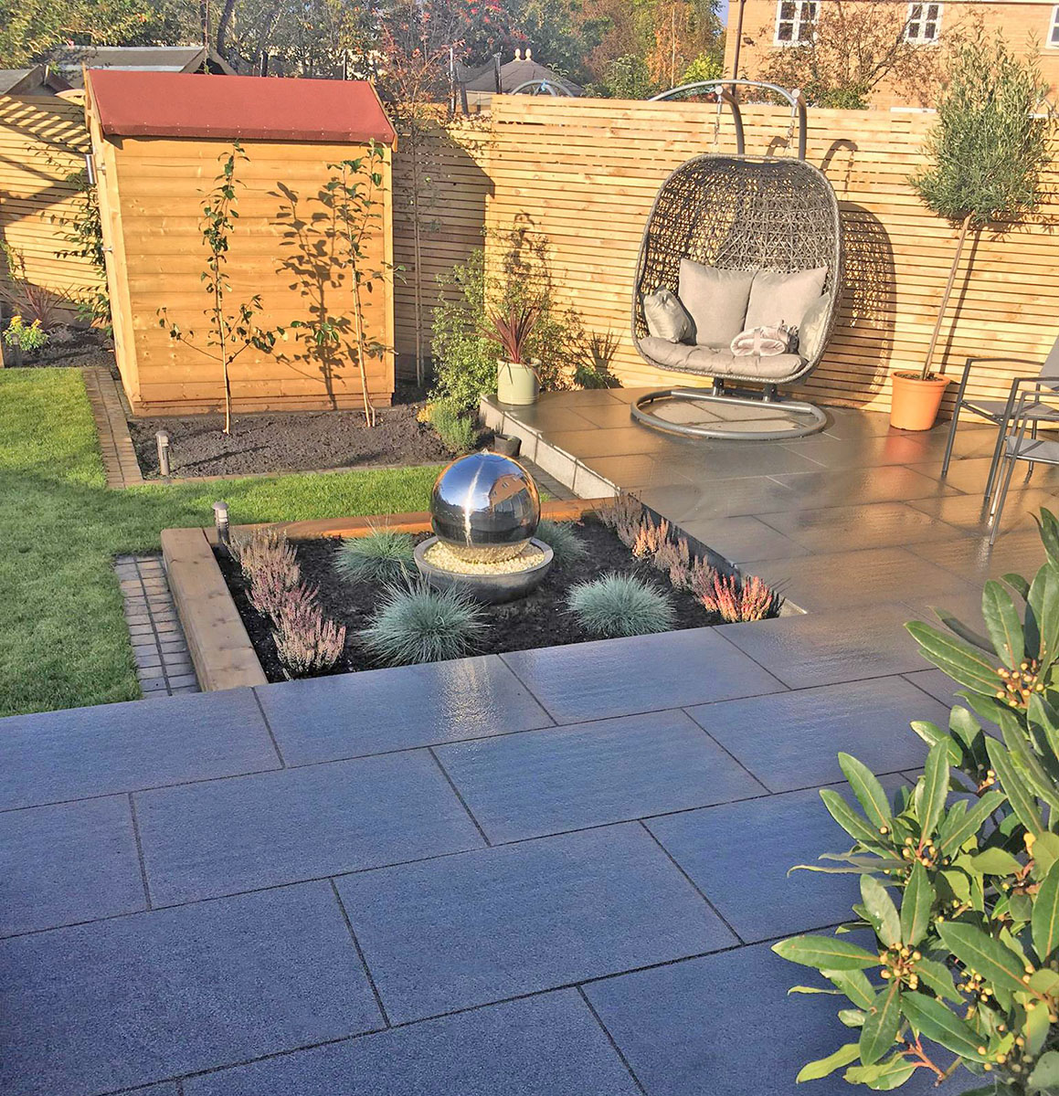 Blue Black Granite Paving