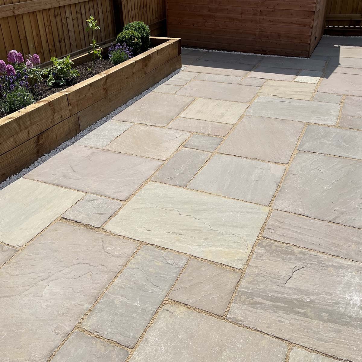 Raj Green Sandstone Paving