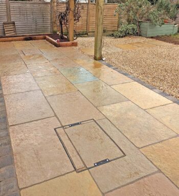 Yellow Limestone Paving