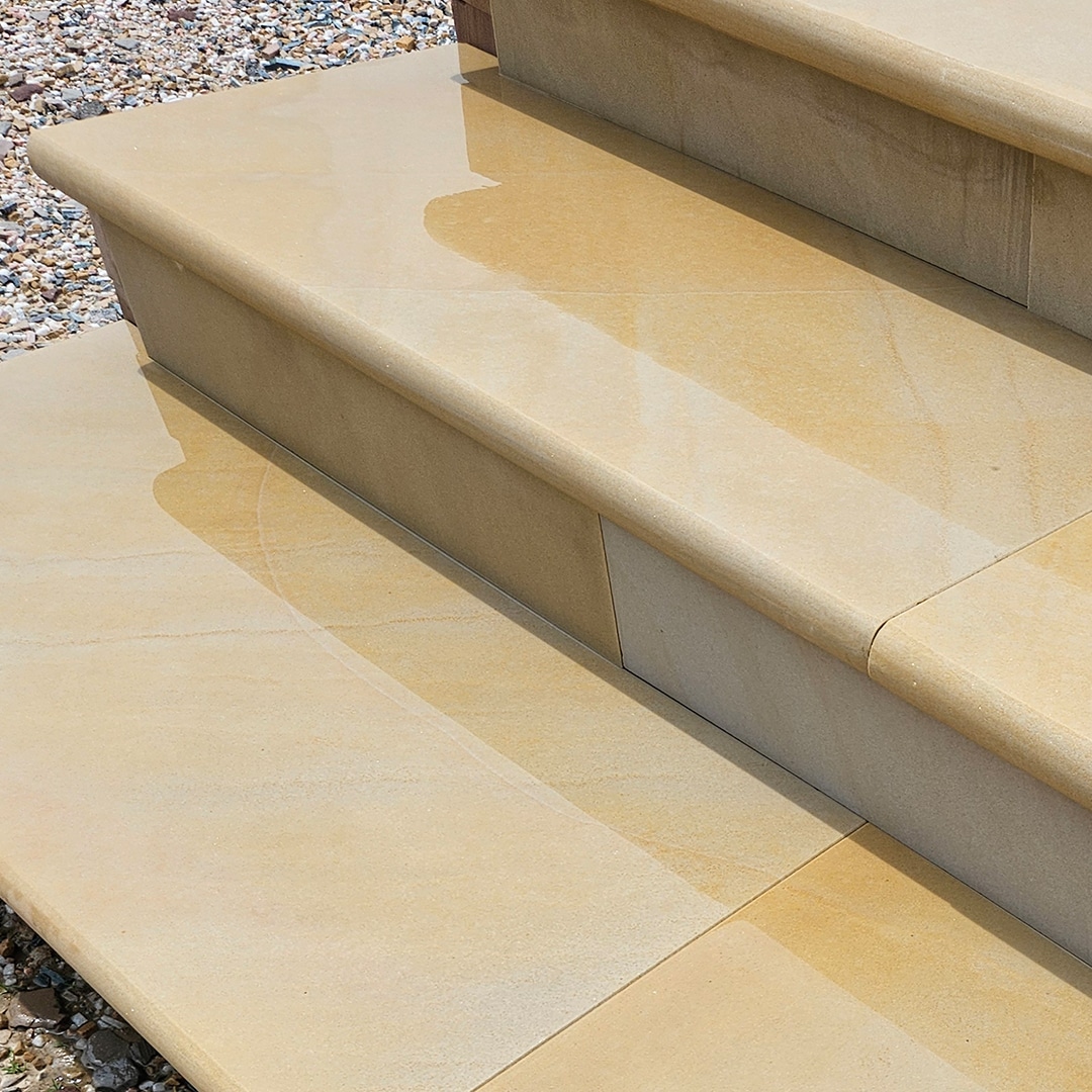 Sawn Mint Sandstone Paving