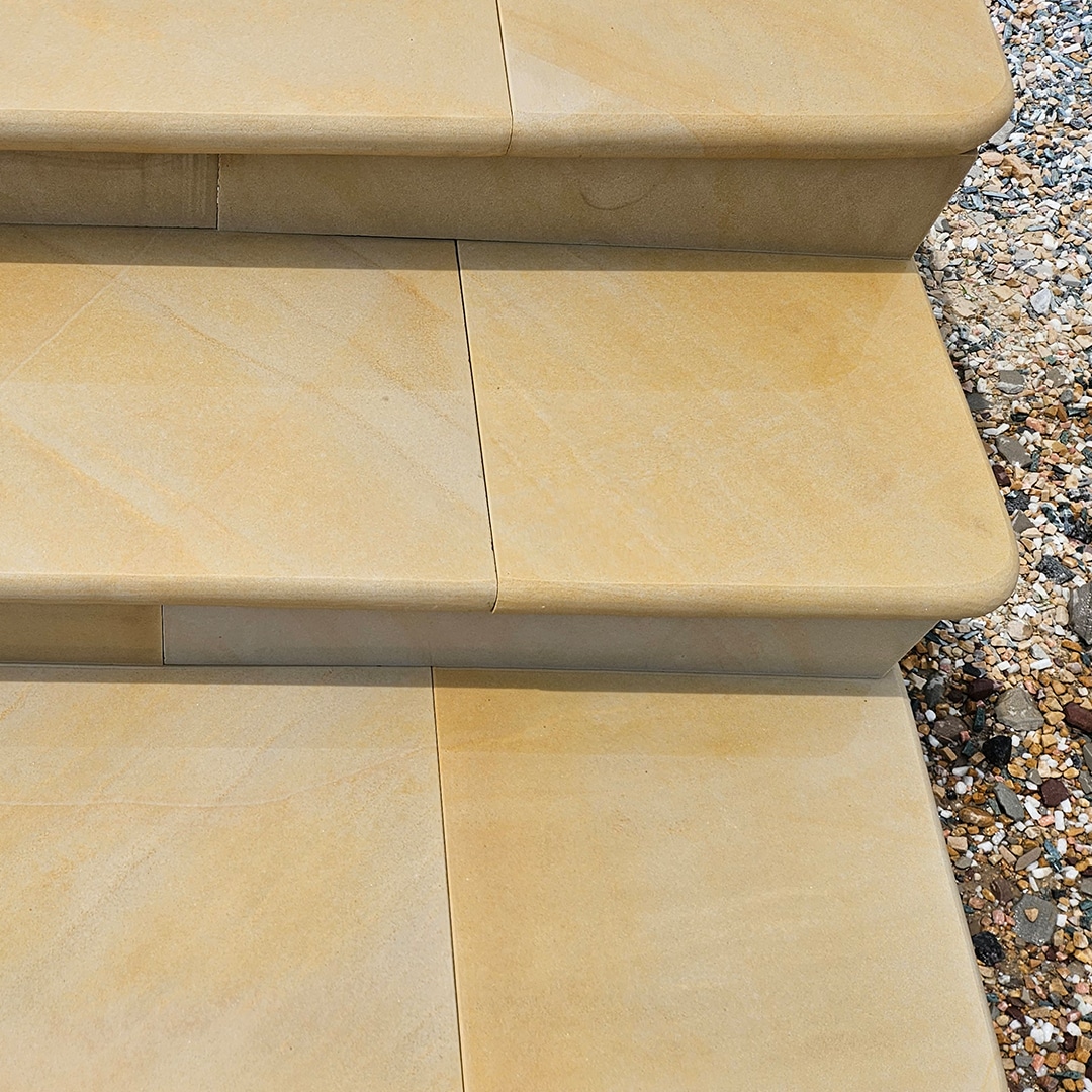 Sawn Mint Sandstone Paving