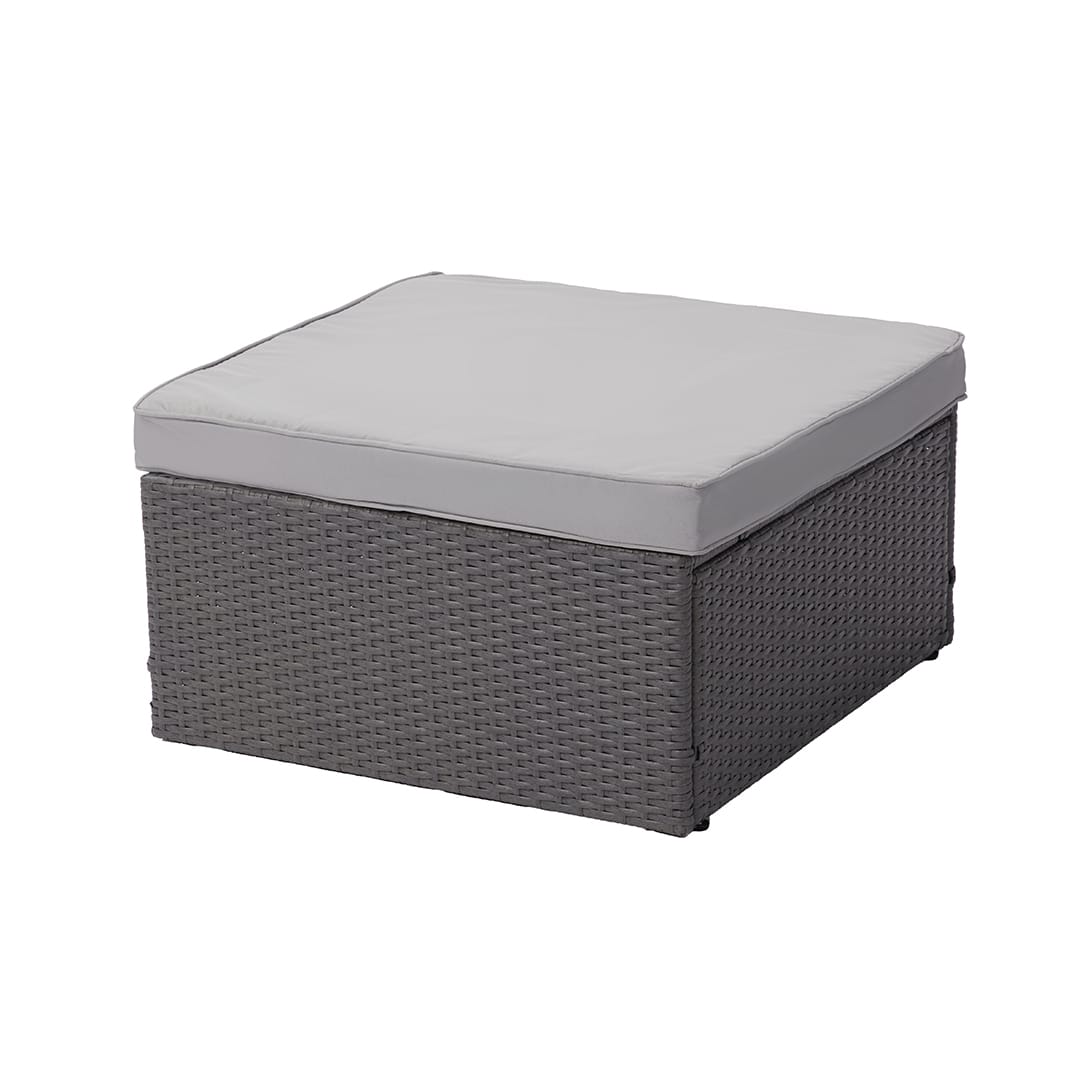 Grey rattan patio furniture